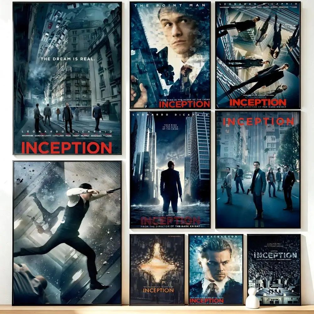 Modern Aesthetic Wall Art Poster movie Inception Poster for Office Home Decor Interior Large Wall Picture Print