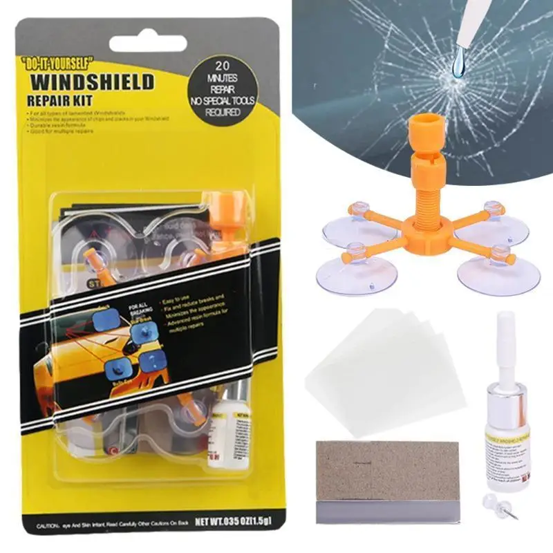 

Комплект для ремонта лобового стекла, нано-ремонтный клей для стекла, жидкость, наборы для ремонта трещин, инструменты для ремонта окон автомобиля, восстановление трещин на лобовом стекле