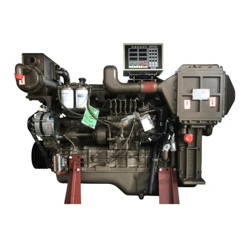 Nuevo motor Yu chai YC6B Series 150HP Inboard Mar ine di esel Yu chai YC6B150C Bo en motor