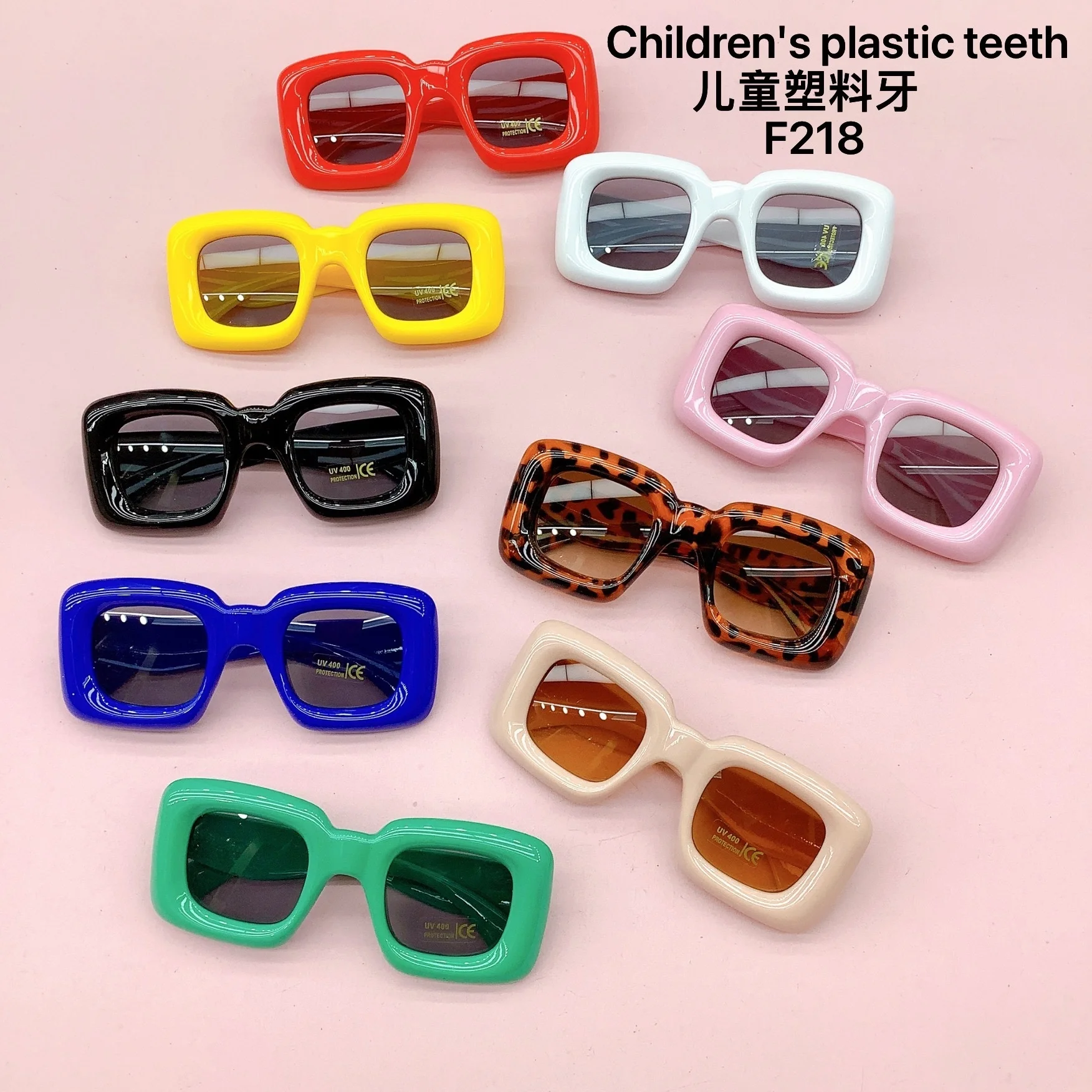 2023 new fat box fashion personality net red style children's sunglasses concave style sunglasses