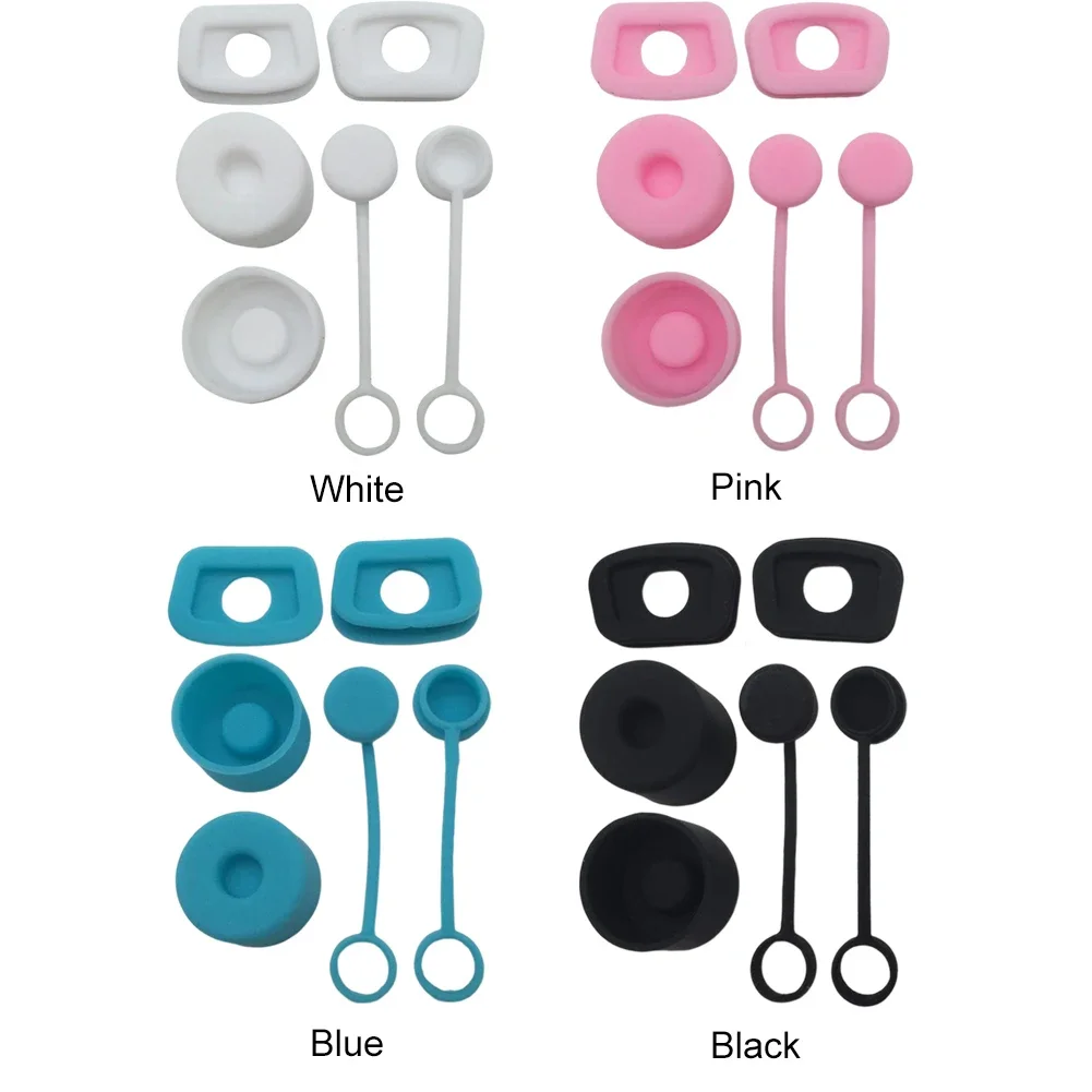 6 pezzi bottiglia d\'acqua tappo di copertura in paglia tappo di perdita tappi di paglia in Silicone riutilizzabili tappo lavabile antipolvere