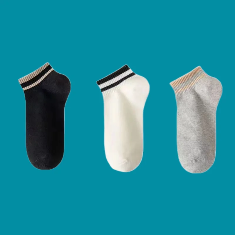 

5/10 Pairs Women's High Quality Sweat-absorbent Breathable Casual Socks Pure Cotton Thin Low Tube Socks Cotton Loose Socks