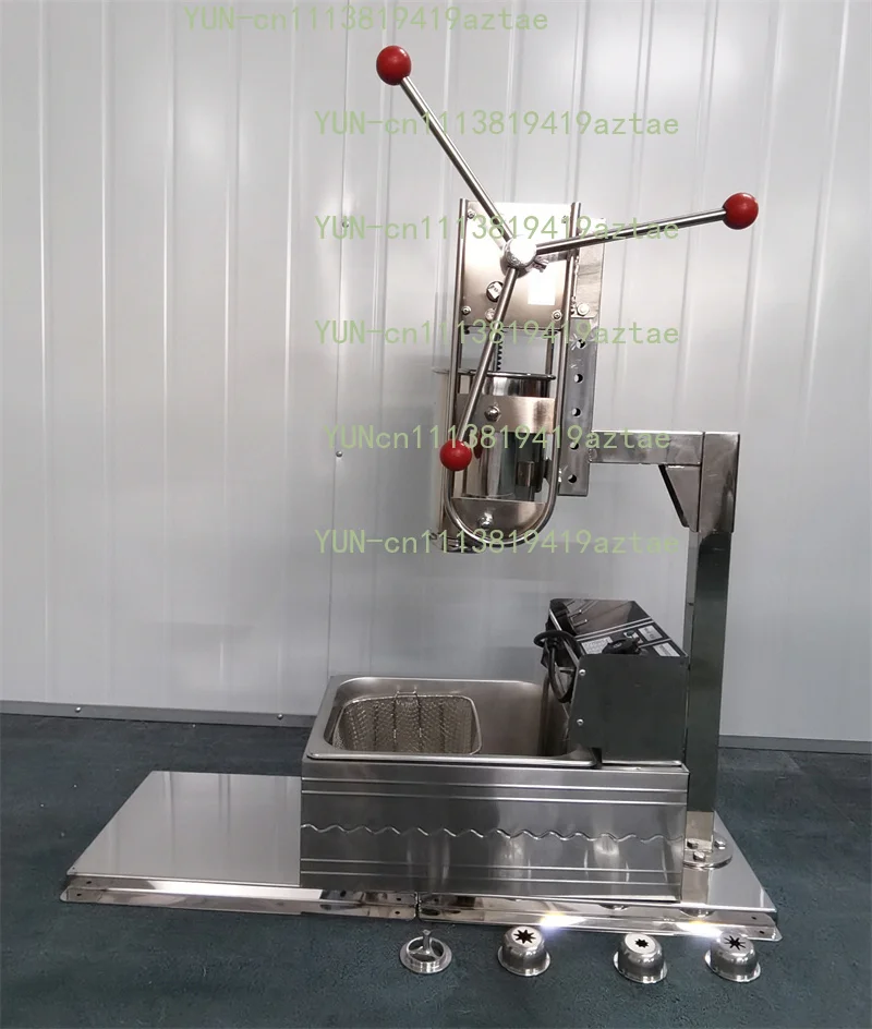 5L Churro Maker Spanish Latin Fruit Machine With or Without Deep Fryer Stainless Steel