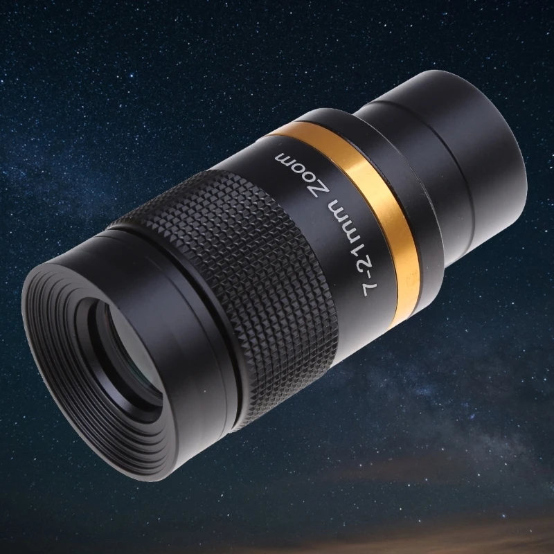 Eyepiece 7-21mm 1.25'' Astronomic Telescopes Continuous Lens