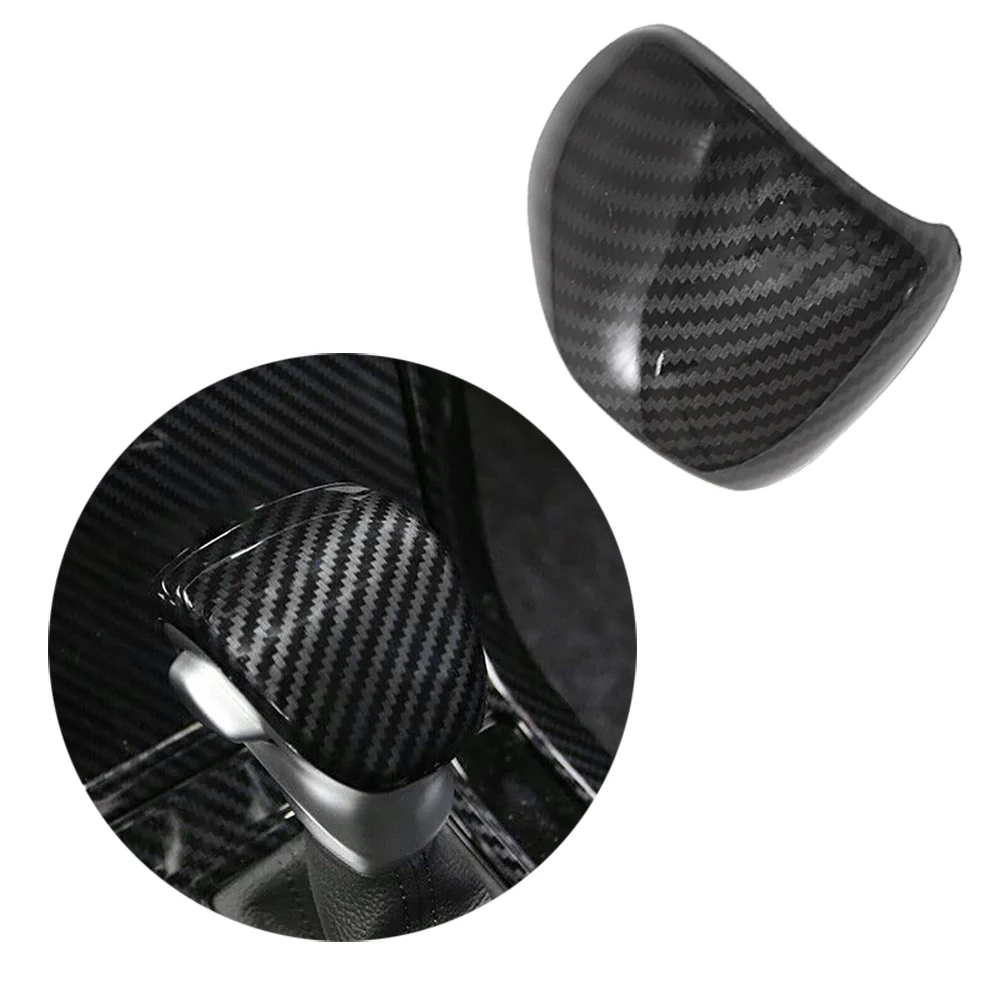 Interior Gear Shift Knob Cover Trim For Kia Forte/K3 2019 2020 2021 ABS Carbon Fiber