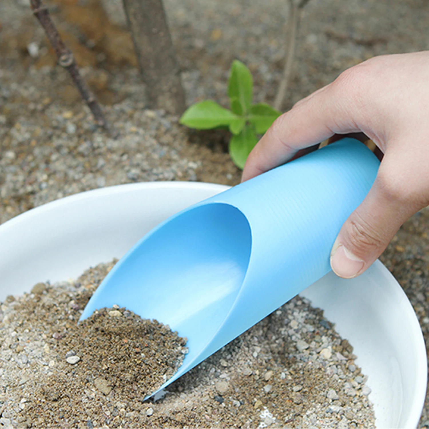 Ensemble d'outils de jardinage succulents de 12 pièces, mini kit d'outils de plantation/transplantation pour le soin des plantes de micro-jardin d'intérieur (bleu)