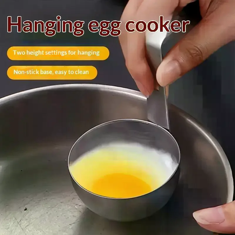 1/3pcs Stainless Steel Poached Egg Cups High Temperature Resistance Kitchen Tools