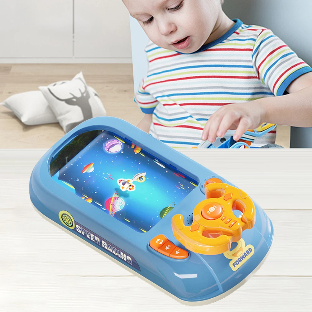 Stuurwielspeelgoed voor kinderen Werkt op batterijen Muzikaal Raceauto Speelgoed Educatief wielsimulatie Rijspeelgoed Interactief voor kleuterschool