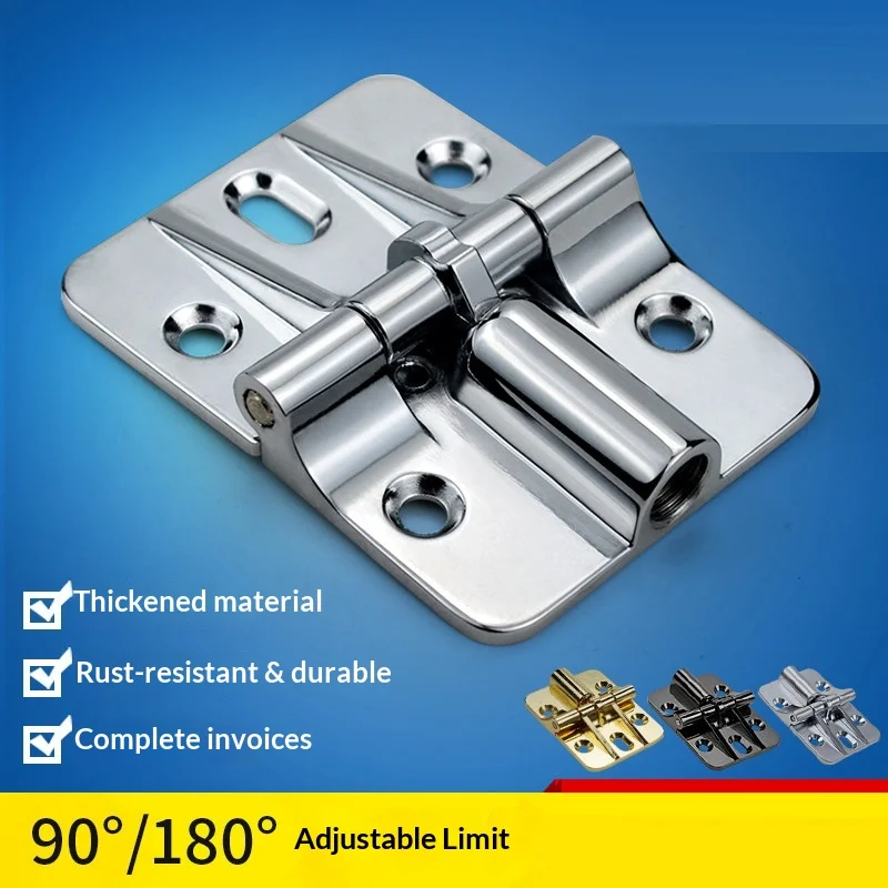 HL056 Folding Door Limit Hinge Adjustable Positioning 90/180 Degrees Flip Hinge Flat Open Up And Down Flip Hinge Accessories