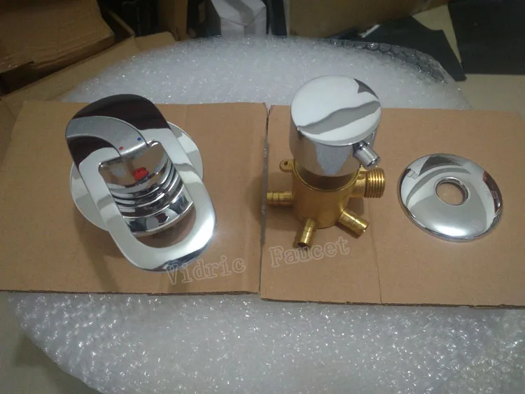 

Vidric настенный 2/3/4/5 способов выхода воды латунный смеситель для душа винт или интубация разделенный смесительный клапан для душевой кабины