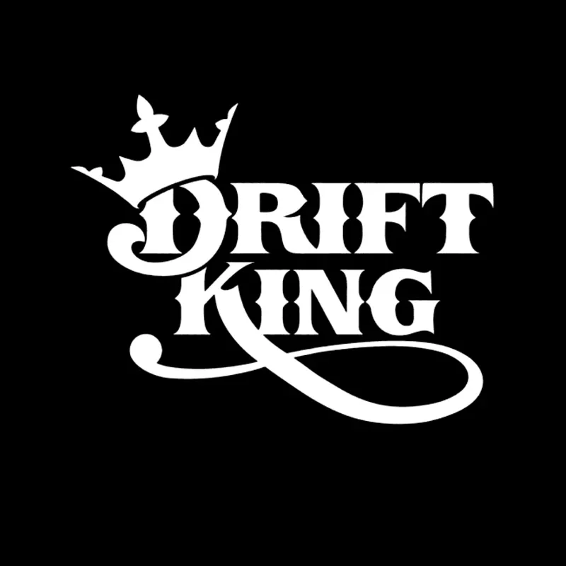 Drift King Personalized Car Stickers Waterproof Decals Laptop Suitcase Truck Motorcycle Auto Decoration PVC,17cm*13cm