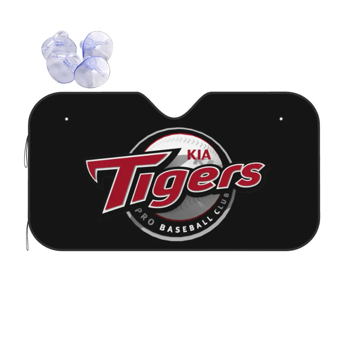 Kia Tigers Fashion Windshield Sunshade 76x140cm Korea Baseball Team Foils Car Window Windscreen Cover Sun Shade Protect