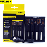 Liitokala Lii-402 Lii-202 Lii-M4 Lii-500 3.7V / 1.2V Multifunction 18650 26650 21700 17355 18350 14500 AA AAA Battery Charger