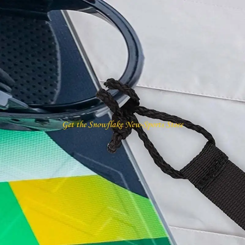 E56D 2Pcs Ski Board Tie Down Strap With Quick Release Buckles Snowboard Strap For Snowboarding And Mountain Climbing