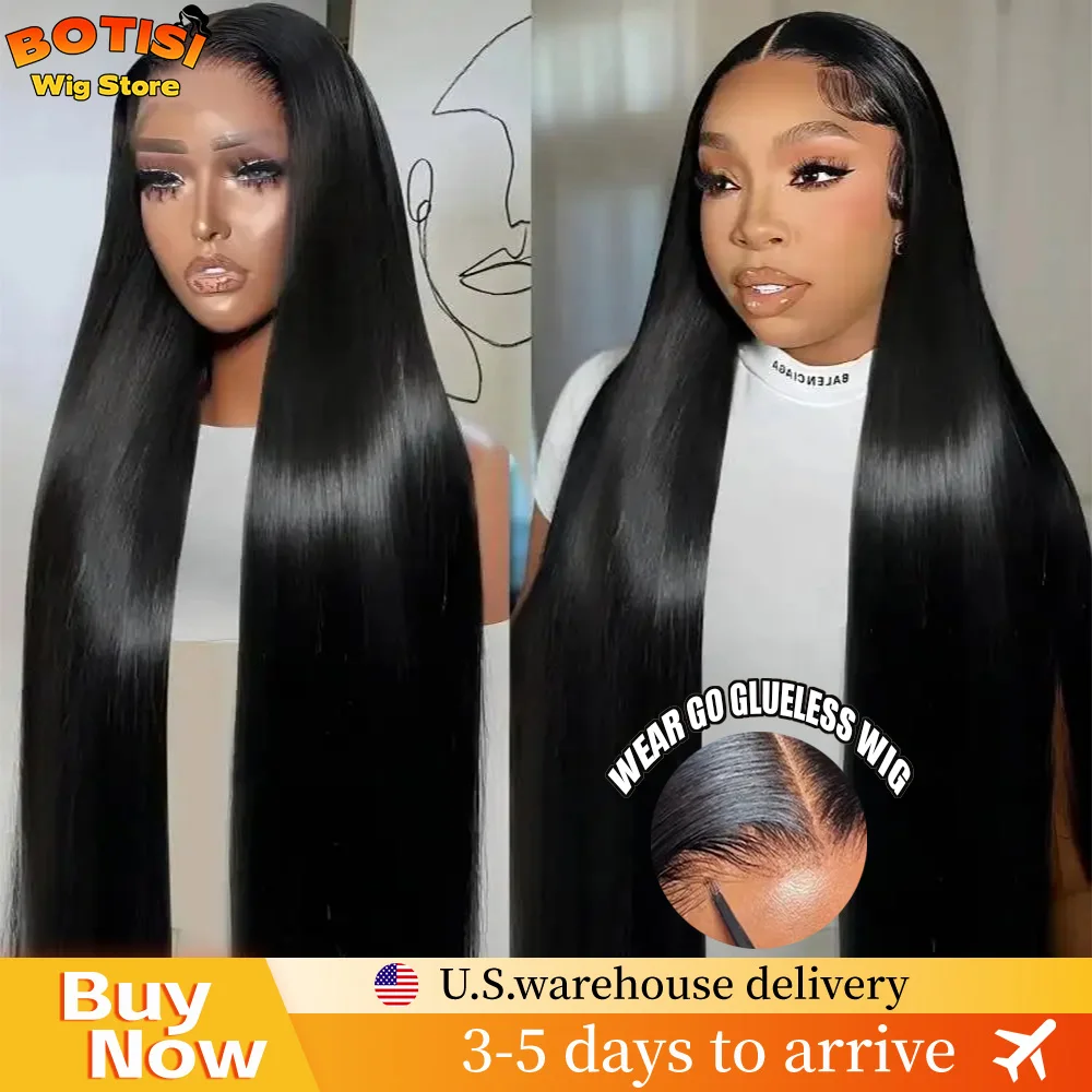 ボティシ-ストレートhdレースフロントウィッグ-13x6-クロージャーウィッグ-5x5-hdレース-ボーンストレート人毛ウィッグ-13x4-レースフロント-ブラジル人毛