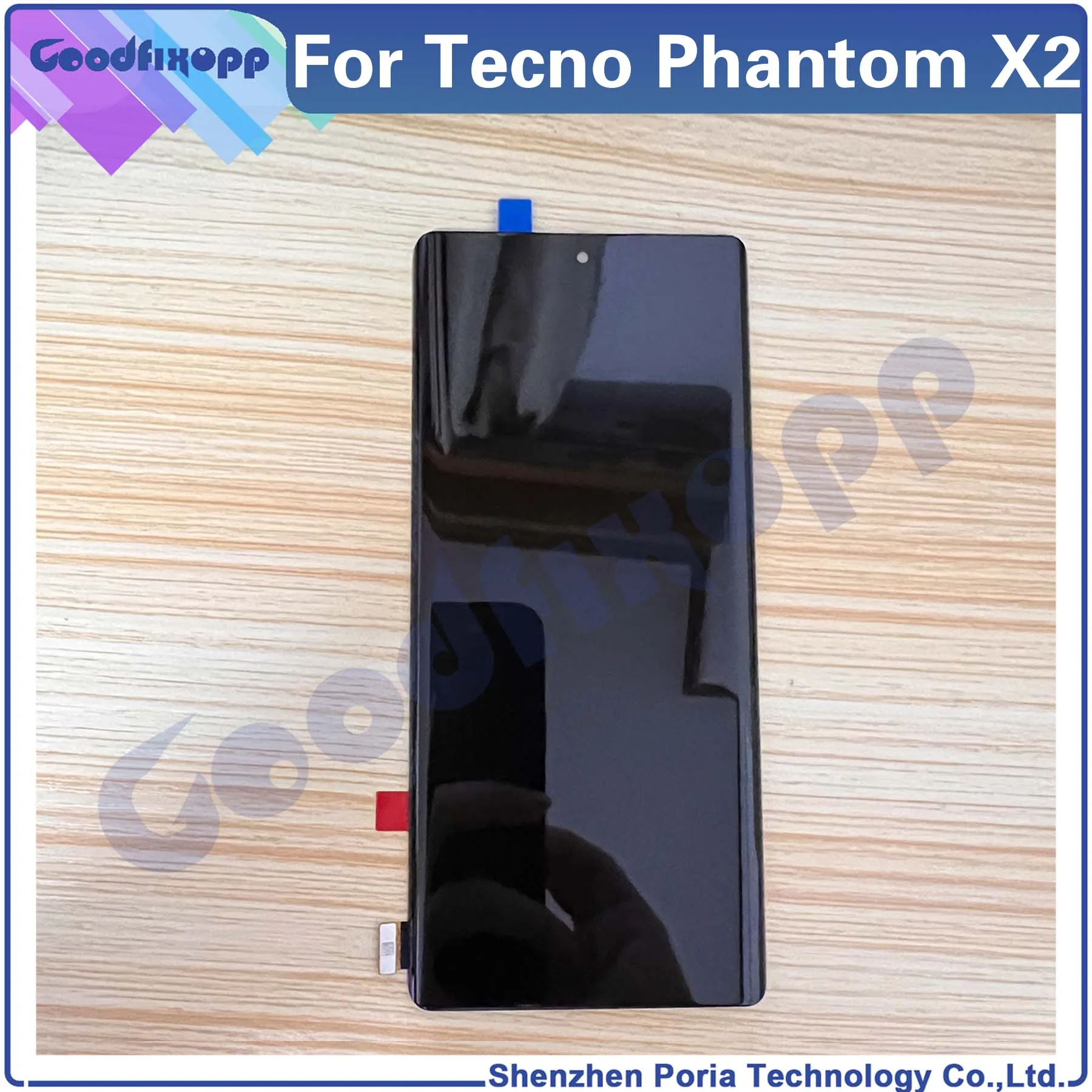 For Tecno Phantom X2 AD8 LCD Display Touch Screen Digitizer Assembly Repair Parts Replacement