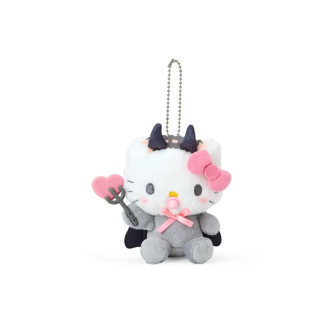 Sanrio Hello Kitty Demon, Pacifier Dolls Plush Charm Height 11cm N-2410-085332