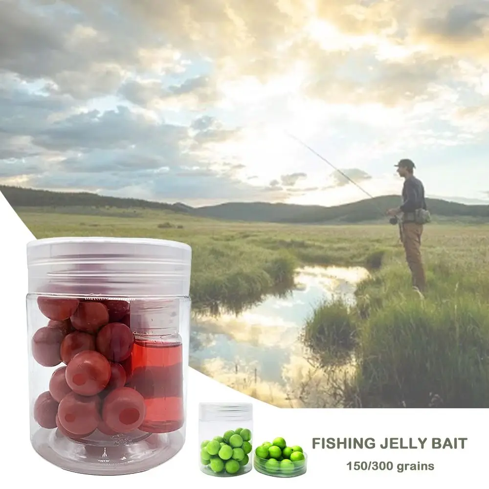 Cebo de gelatina de pesca de 16mm y 18mm, bola de burbujas, Boilies de frijol, flotador, cuentas para morder, carpa Artificial, sabor afrutado, bola de señuelo de pesca