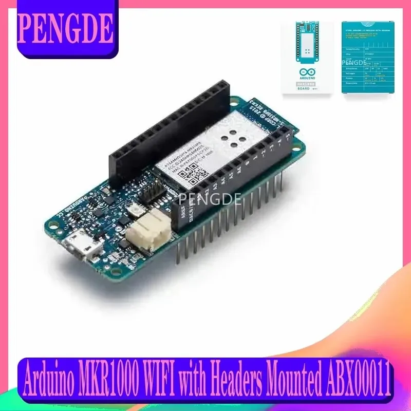 Original imported Arduino MKR1000 WIFI with Headers Mounted ABX0