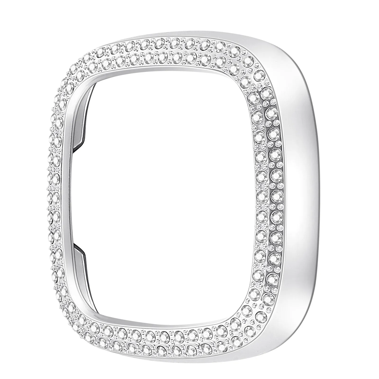 

Премиальный гальванический корпус для часов со стразами, защитный чехол для смарт-часов 3 и Sense, роскошная защита экрана