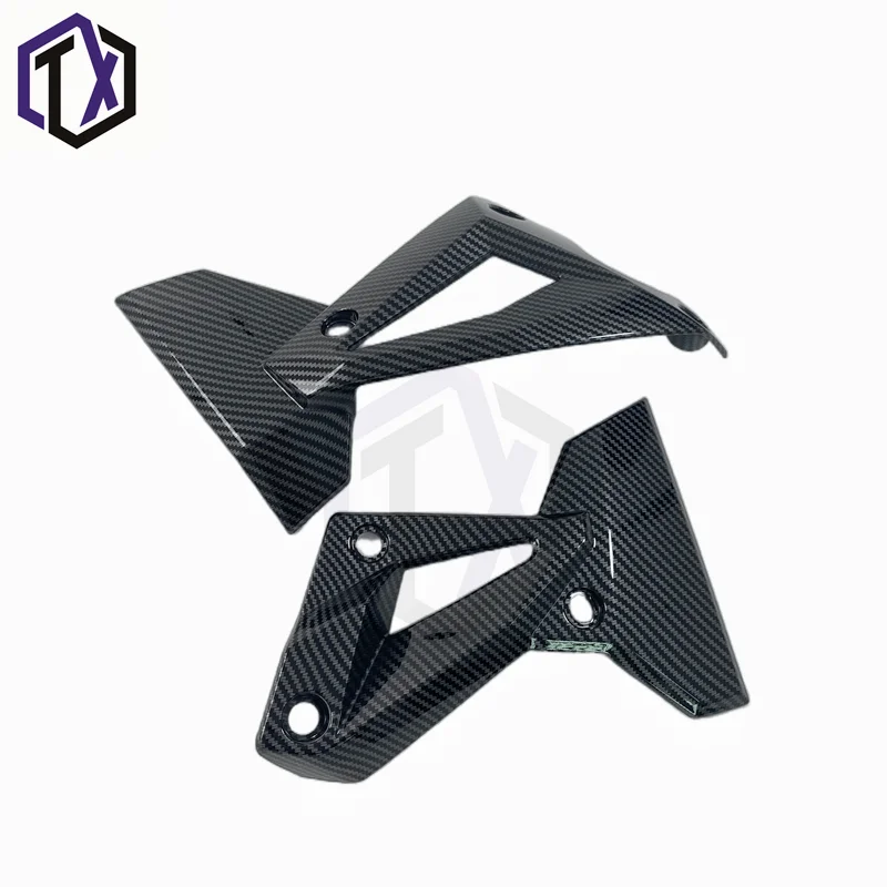 Motorcycle carbon fiber paint Frame panel cover radiator side panel fairing ABS kit for Kawasaki Z400 2018,2019,2020, 2021,2022