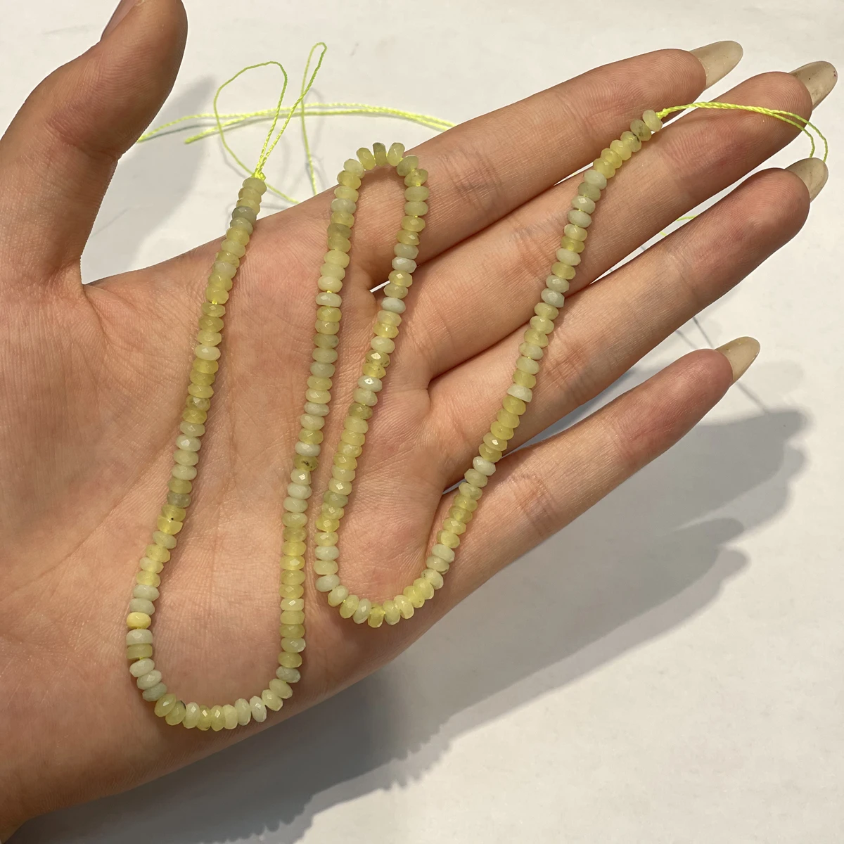 Abacus Isolation Beads 2.5x4.5mm Natural Stone Faceted Beads For Jewelry Making DIY Necklace Bracelet Earrings Accessory