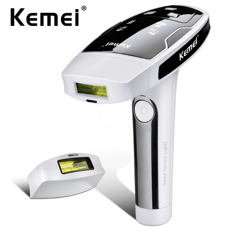 

Kemei Lady Hair Removal Machine Photon Permanent Painless Laser Epilator Body Epilator Bikini Trimmer Electric Shaver KM-6812