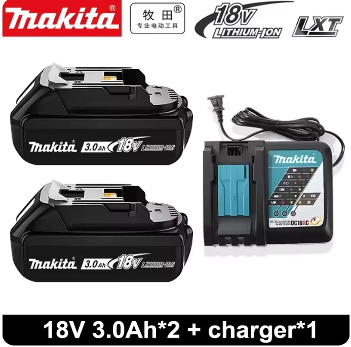 Оригинальный аккумулятор Makita для электроинструментов, сменный литий-ионный, 3.0 Ач 18 В LXT BL1860B BL1860BL1850 BL1830