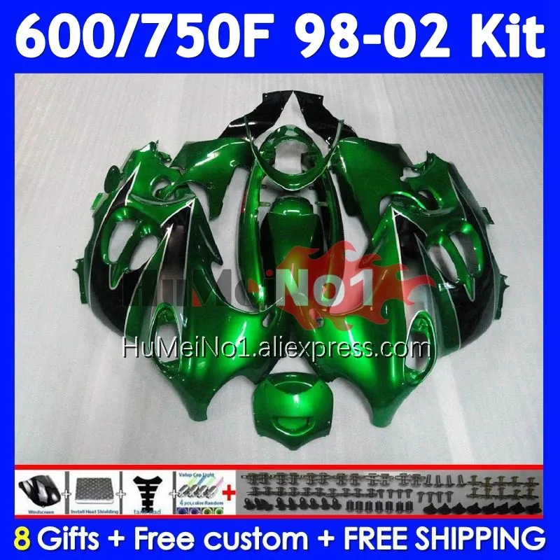 Kit For SUZUKI KATANA GSXF 750 600 GSXF750 114No.42 GSXF600 98 99 00 01 02 GSX750F 1998 1999 Light green 2000 2001 2002 Fairing