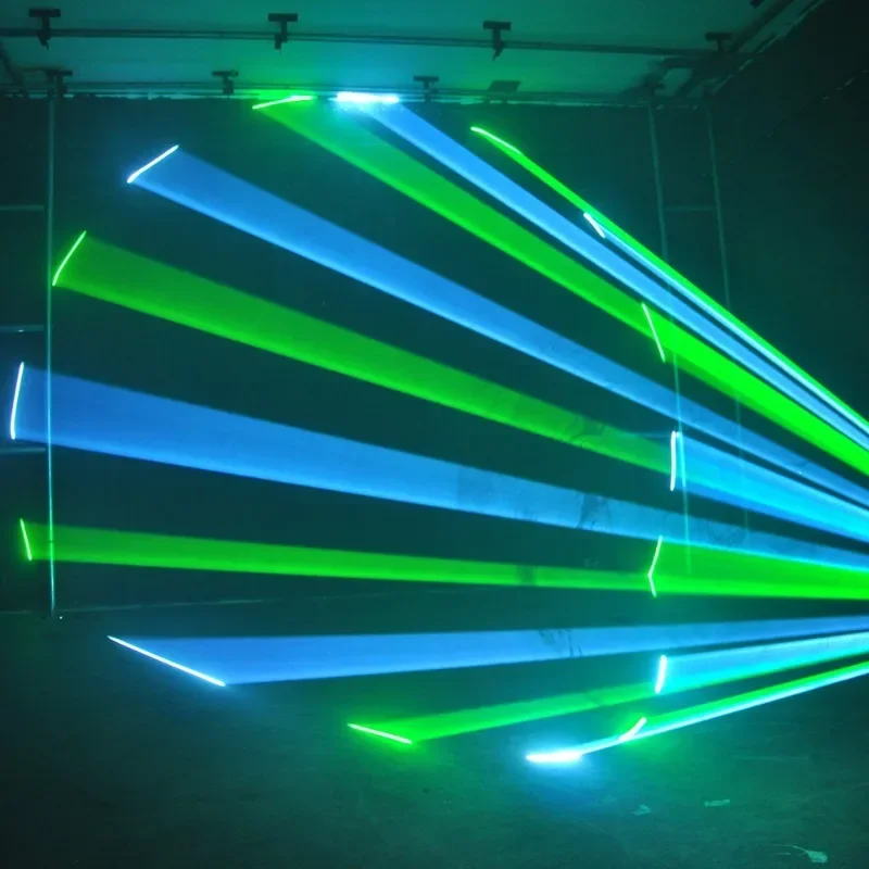Stage dedicated 20 watts high power RGB full color DMX512 animation effect light ILDA mobile phone Bluetooth