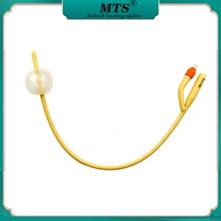 Medical 2Way Latex Foley Catheter Silicone Coated Urology with Plastic Valve Urethral Catheter big size fr28 FR30 CE FDA ISO