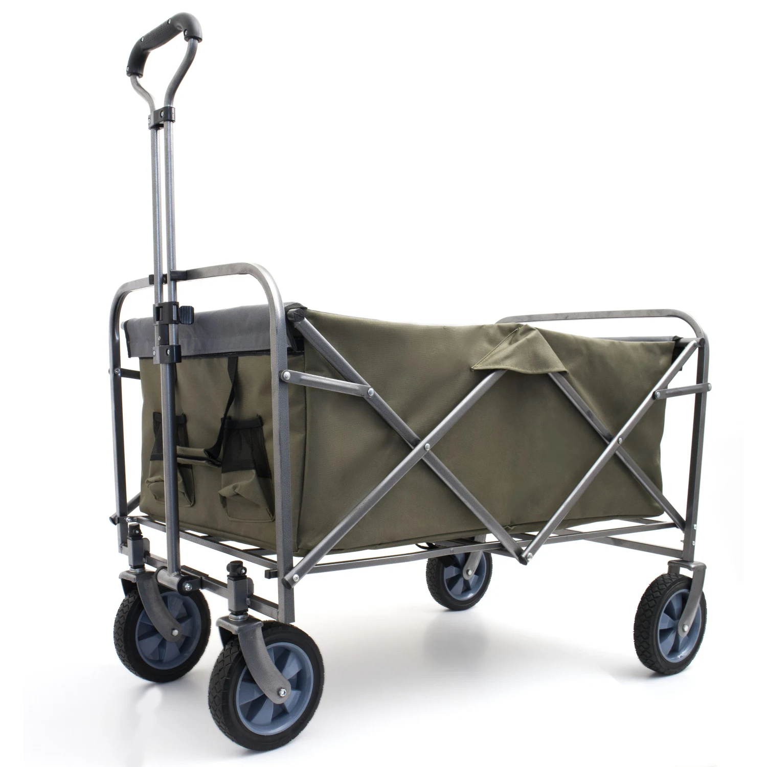 Outdoor Garden Collapsible Beach Trolley Camping Wagon