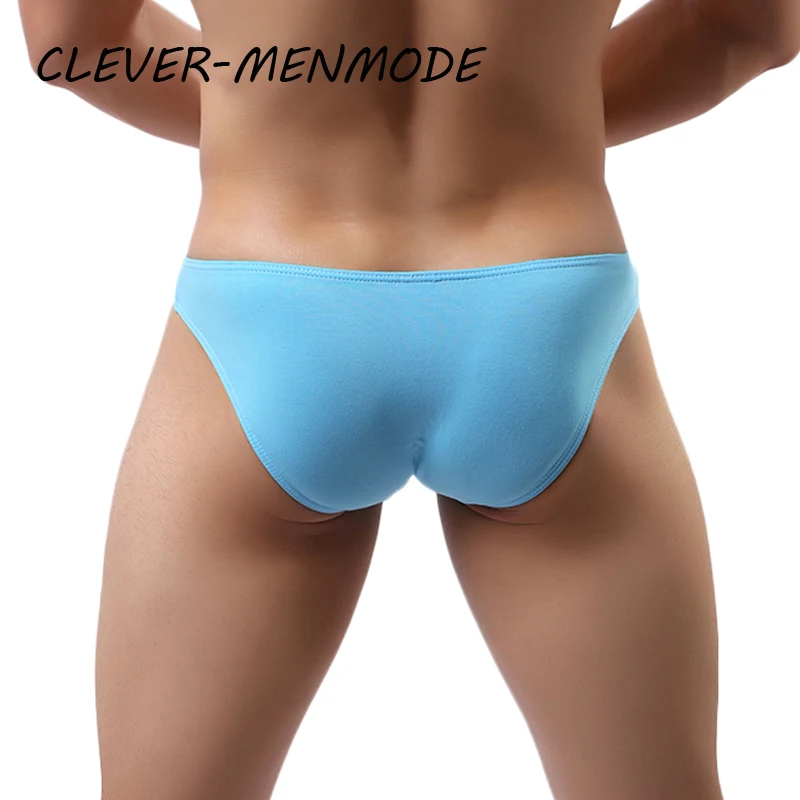 Comfortable Men Multi Colors Lingerie Sexy Hot Men Briefs Low Rise U Convex Thong Shorts Underwear Calzoncillos Hombre