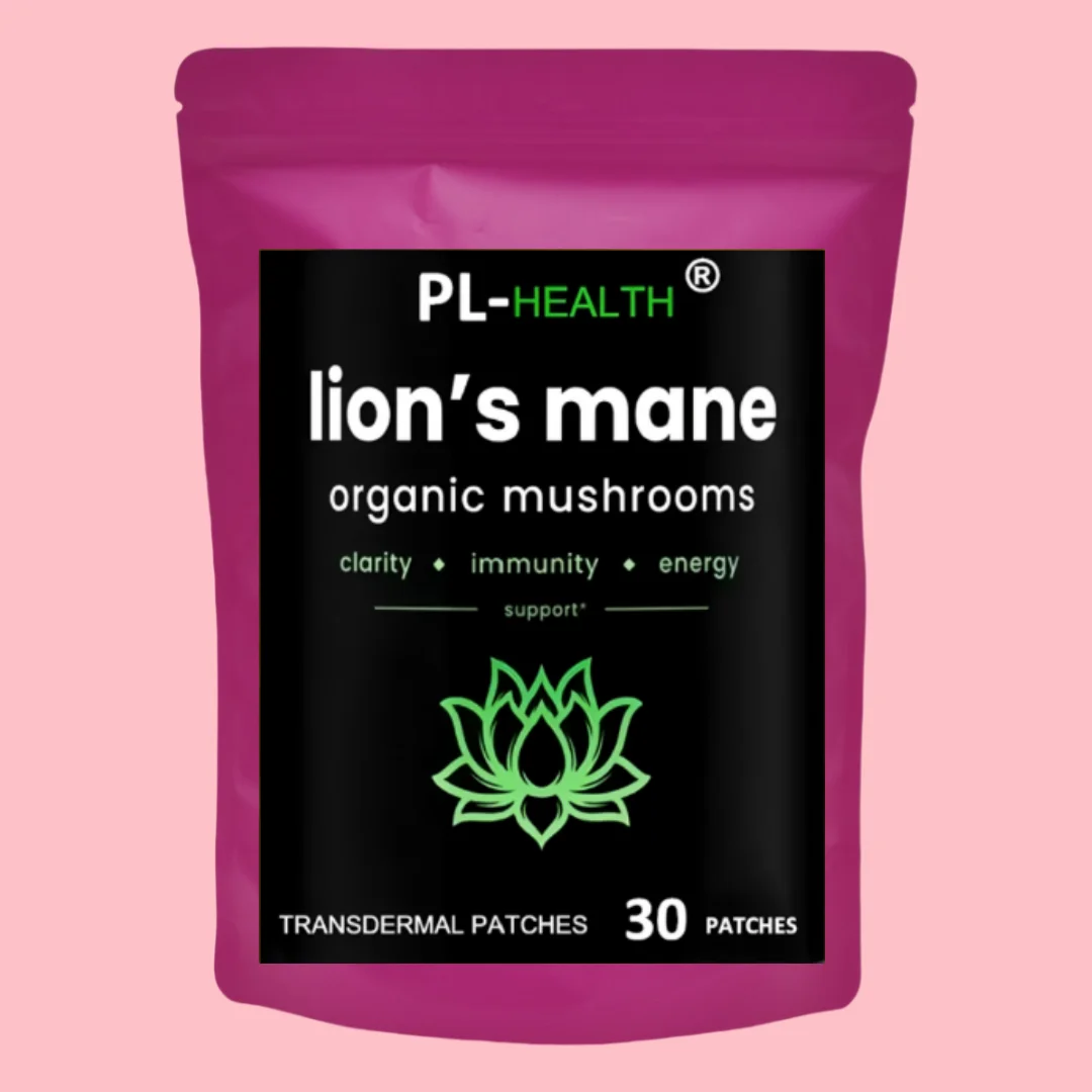 

30 Patches Lions Mane Mushroom Transdermal Patches Memory & Focus Supports Immune System & Brain Health
