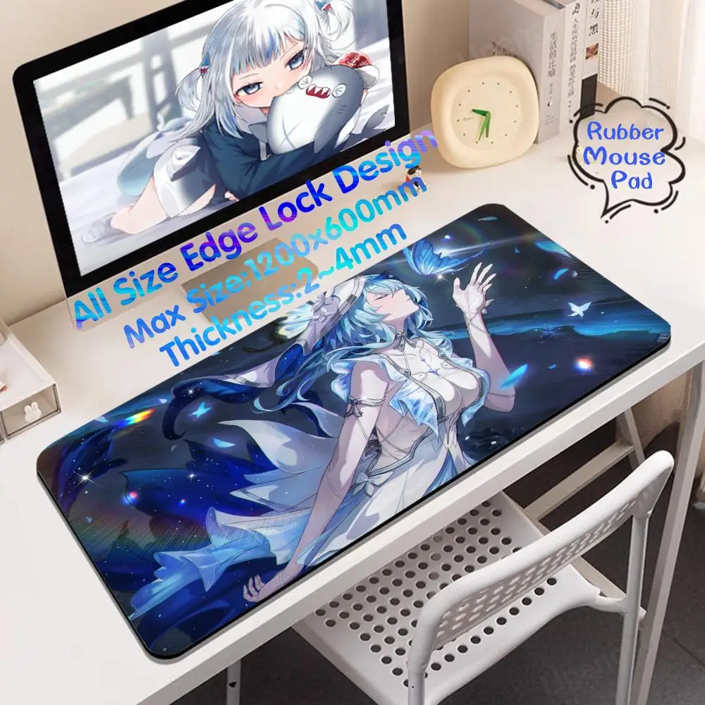 S_shorekeeper Alfombrilla Escritorio Mouse xxx Characters Related to  Pad 1200x600 Mouse Pad Hentai Rubber Mouse Pad 4mm Teclado