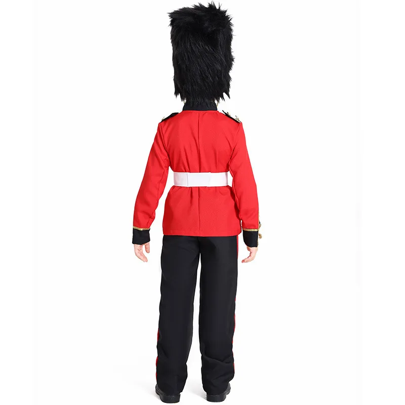 Halloween Costumes Europe British Royal Guard Costume for Boys Queen's Guard Costume Dress Up Prince William Soldiers Outfits view 2