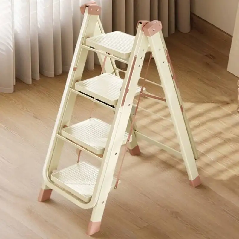 indoor Ladder drying rack climbing drying rack multi-functional small household herringbone ladder portable folding furniture