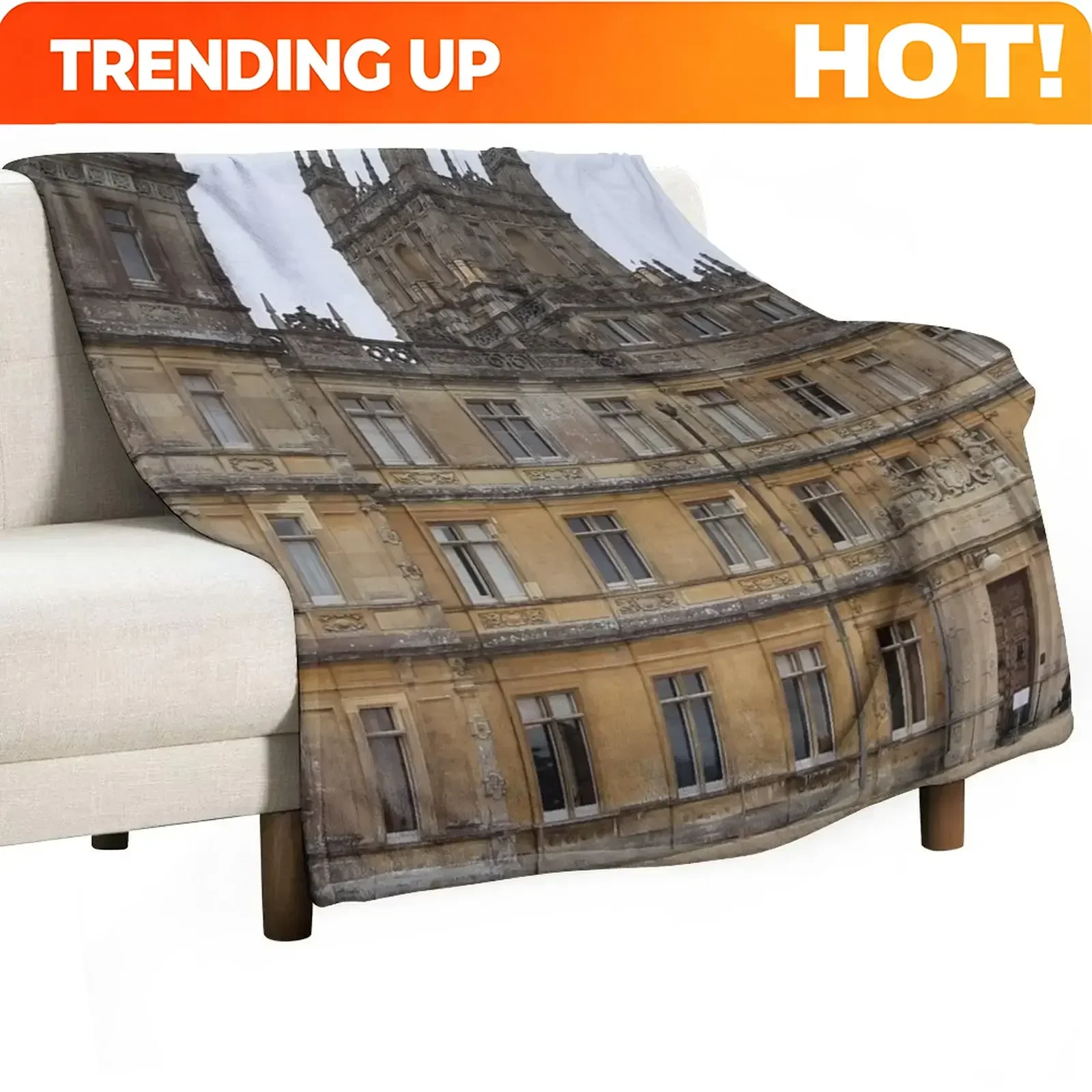 Customization Downton Abbey - Highclere Castle Throw Blanket Luxury Throw Blanket Blanket Fluffy Retro Blankets