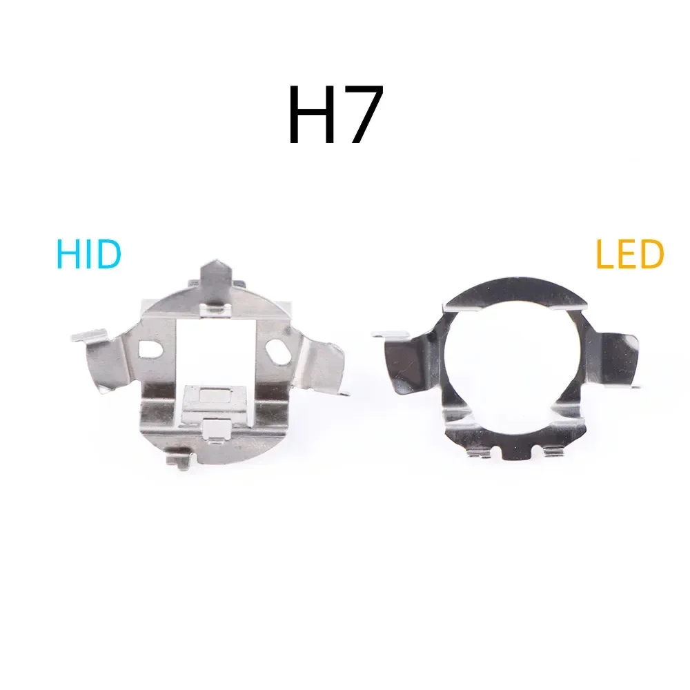 

H7 LED 2Pcs Car Headlight Bulb Base Holder Socket Retainer for BMW/Audi/Benz/VW/Buick/Nissan/Ford HID Lamp Connector