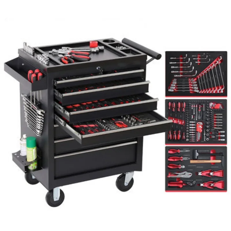 Auto Repair Tool Cart Auto Repair Tool Set Seven Drawer Multi-function Cabinet Tool Box Metal Cabinet Workshop