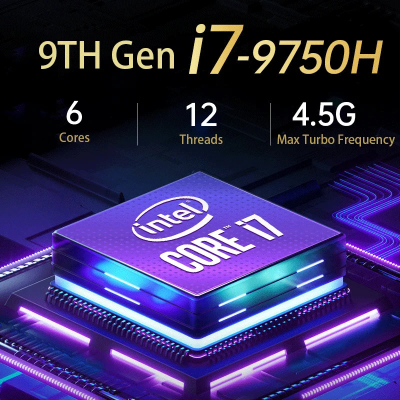 كمبيوتر محمول 15.6 بوصة Intel Core i9-12900H/i7-8750H Windows 11 Pro 2 * DDR4 64GB 2 * M.2 2TB SSD Ultrabook Computer بصمة فتح