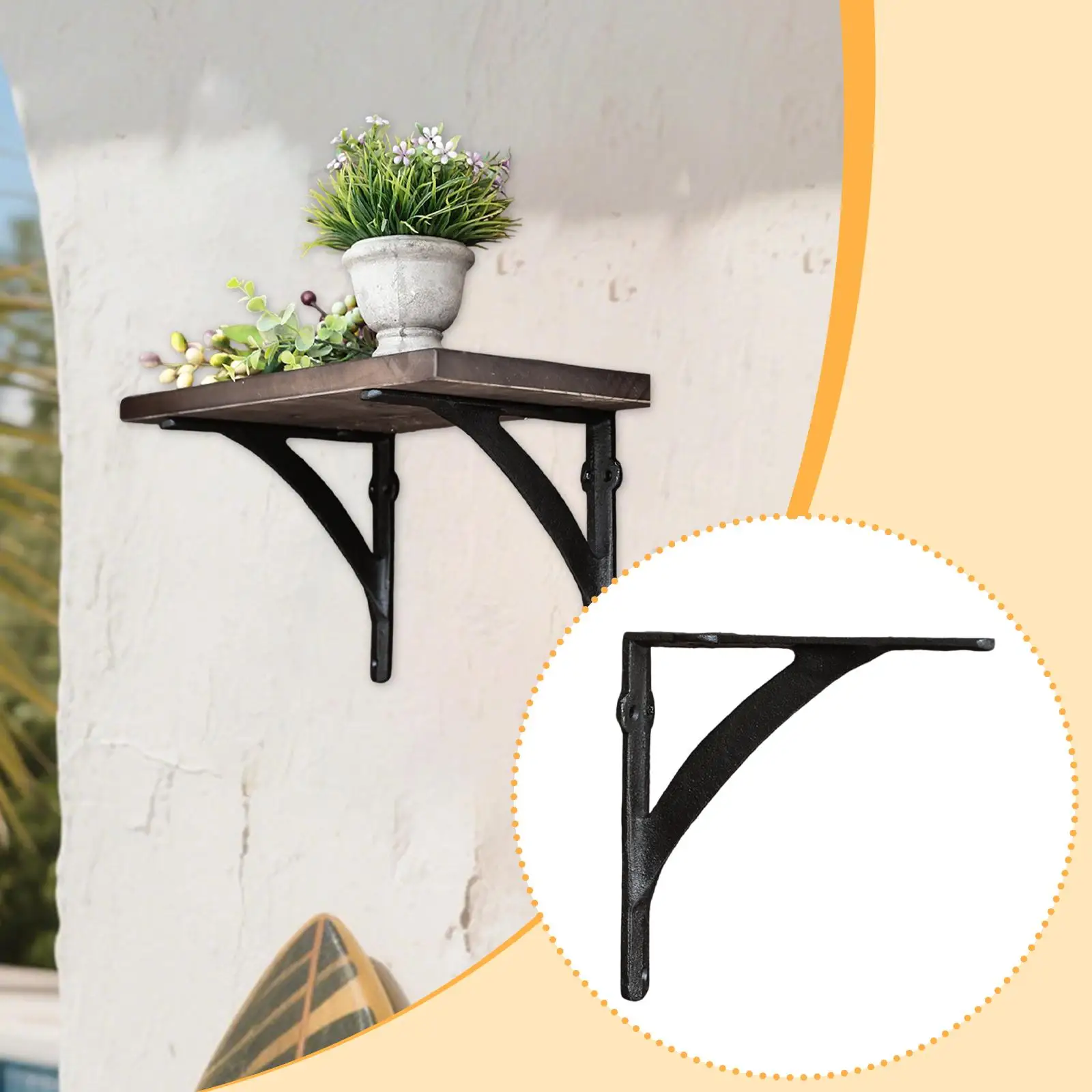 دعامة رف بديلة للديكور، عتيقة لغرفة المعيشة #1