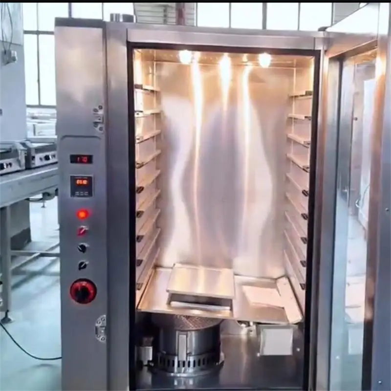 

Commercial Automatic Gas Dried Sausage Bacon Fish Catfish Smoked Meat Oven Industrial Commercial Meat Smoker