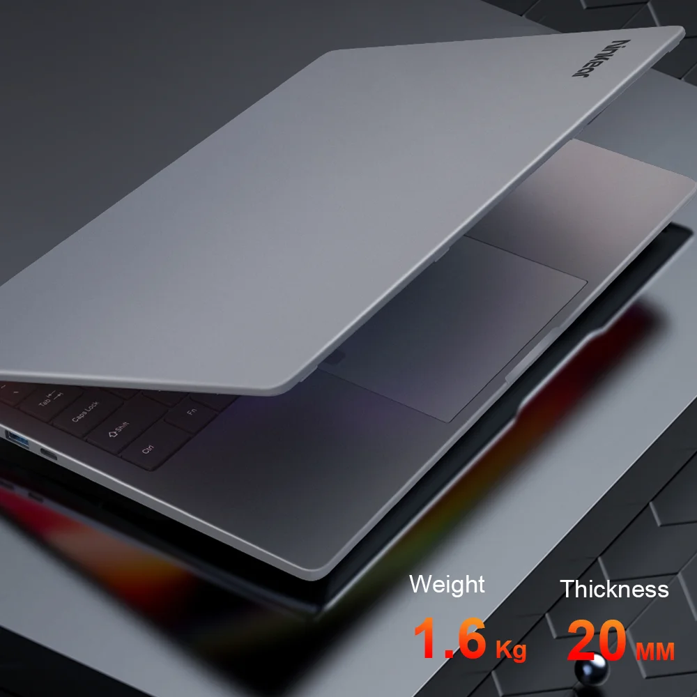 Ninkear A15 Pro Laptop, 15.6-Inch Fhd Ips, Amd Ryzen 5 5500U, 16GB DDR4 RAM, 512GB SSD, Wi-Fi 6, Backlit Keyboard, Fingerprint Reader, 65W Usb-C Fast Charging, 1.6kg Lightweight Design for Work and Study
