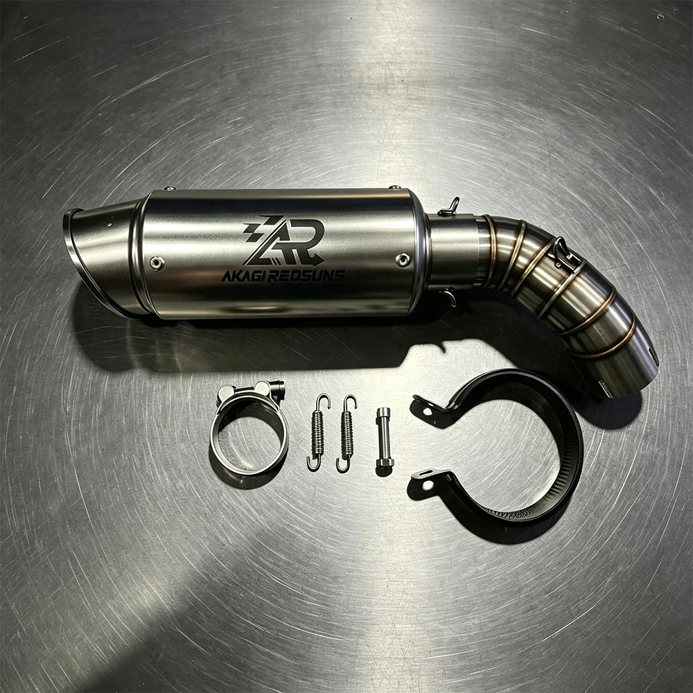Racing Motorcycle Exhaust Mid Pipe Stainless Steel Compatible With For Kawasaki Z900 Series 2017-2023 51mm Exhaust Link Pipe