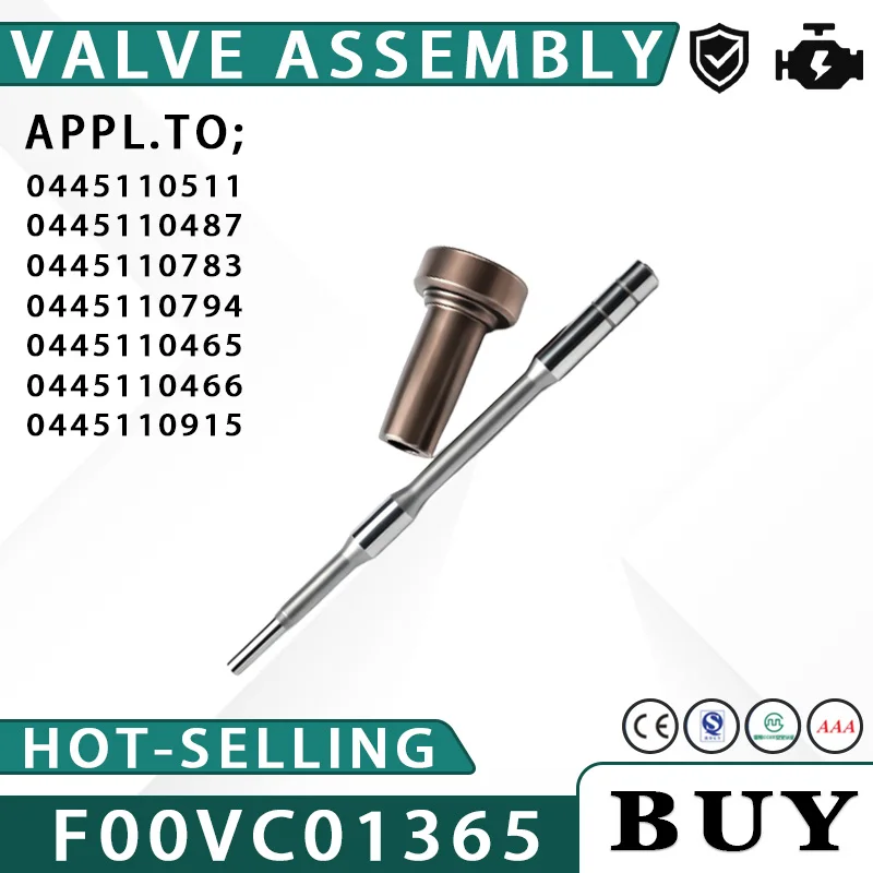 F00VC01365 New Valve Assembly Kit,Compatible With 0445111254 0445111239 0445111241 0445111173,Reliable Fuel Control Valve.LI1730