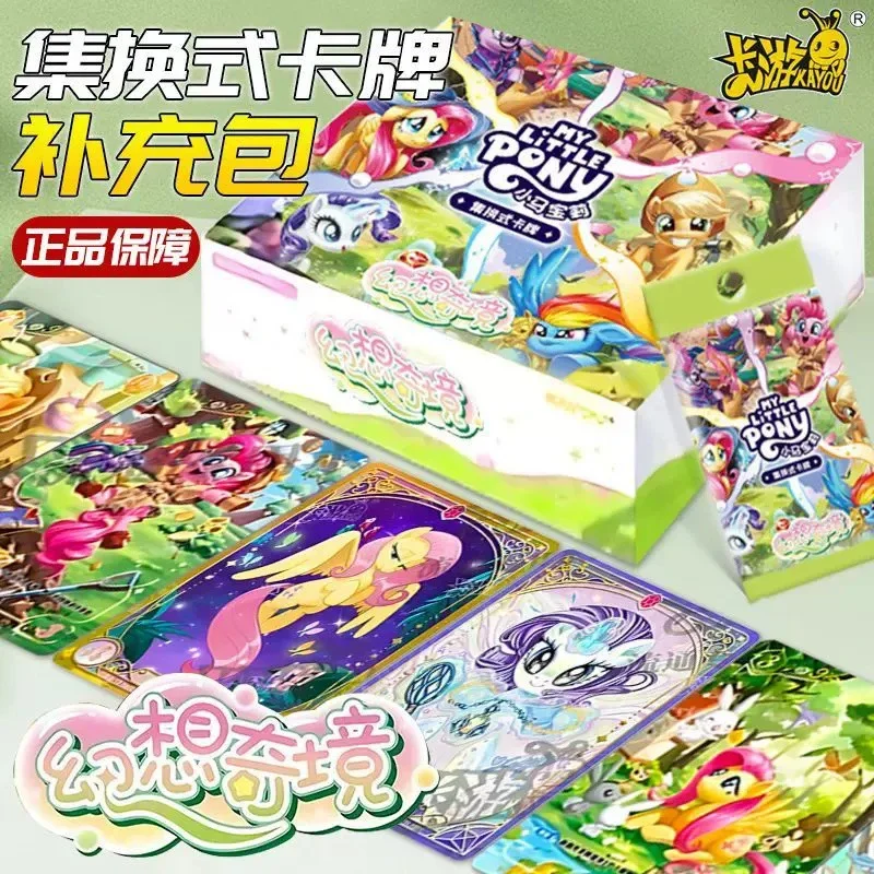 KAYOU Original mon petit poney carte TCG cartes à collectionner fantaisie pays des merveilles Anime carte de Collection jouets cadeau