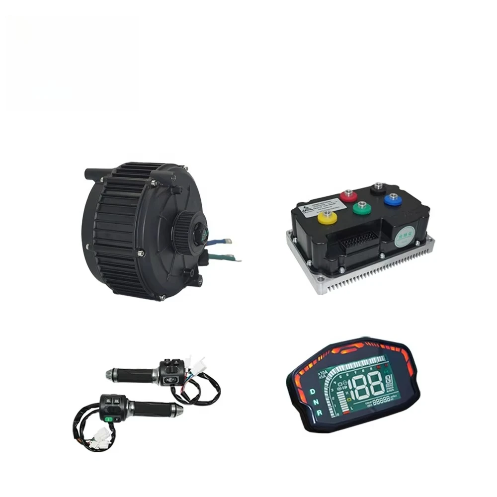 

Комплекты моторов для электровелосипедов SIAECOSYS QS165 V2 5000W 72V 35H, новые, с энкодером, среднеприводные, ND72490B 270A 490A, контроллер синусоидального тока для регулировки скорости