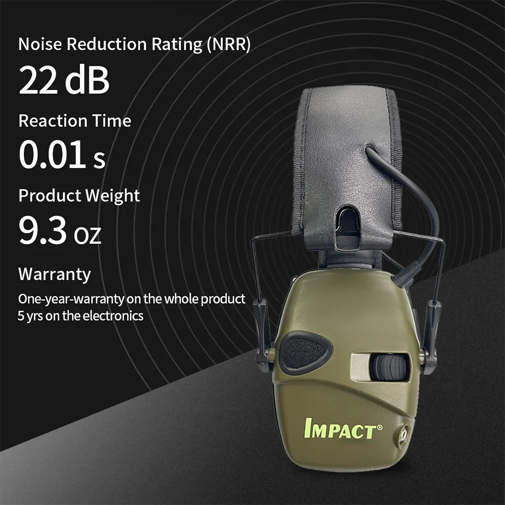 HOT Tactical Electronic Shooting Earmuff Outdoor Sports Anti-noise Headset Impact Sound Amplification Hearing Protective Headset