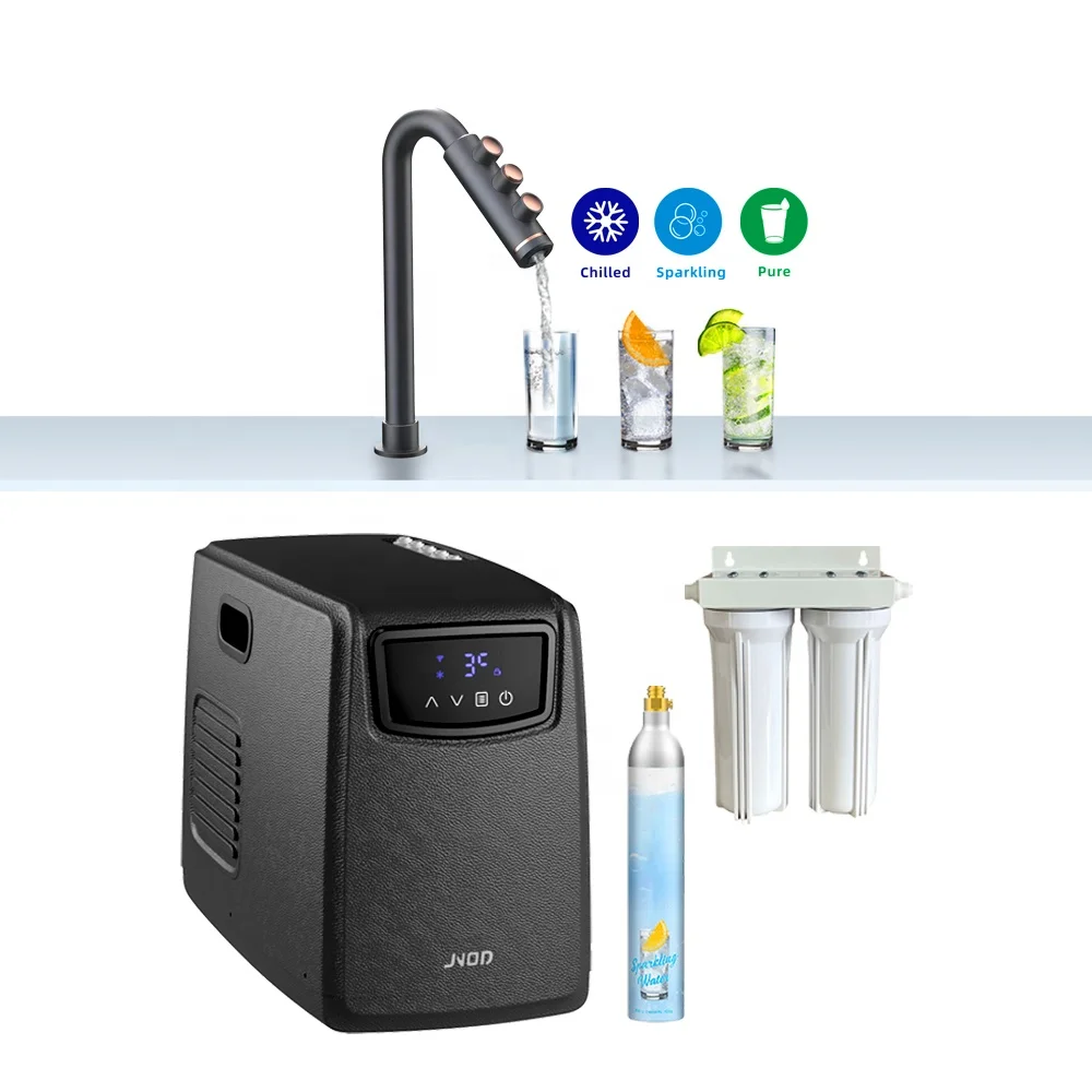 Smart Drink Dispenser 3 in 1 Soda Chilled Water Dispenser Under Sink Chilled Sparkling Soda Beer Bar Tower Tap